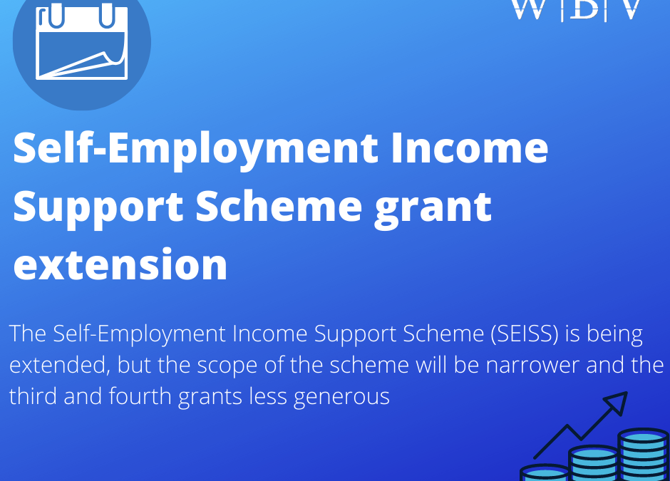 Additional SEISS grants come with extra conditions