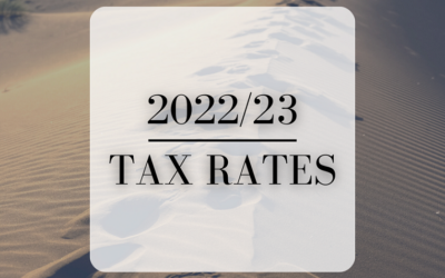 2022/2023 Tax Rates